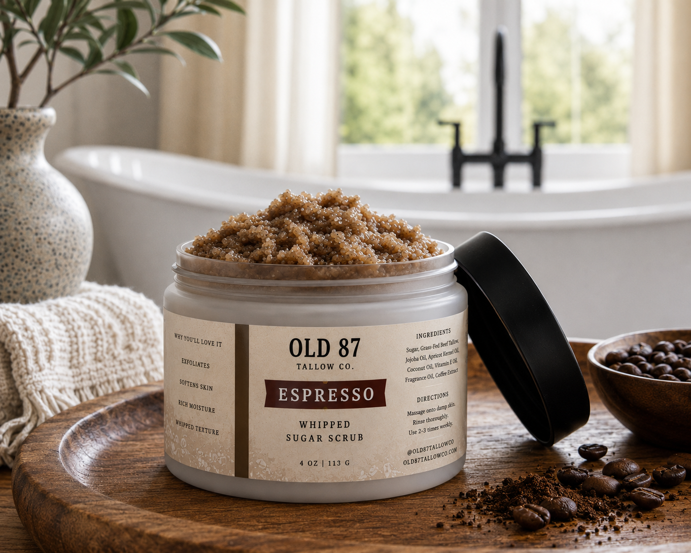 Espresso Whipped Sugar Scrub